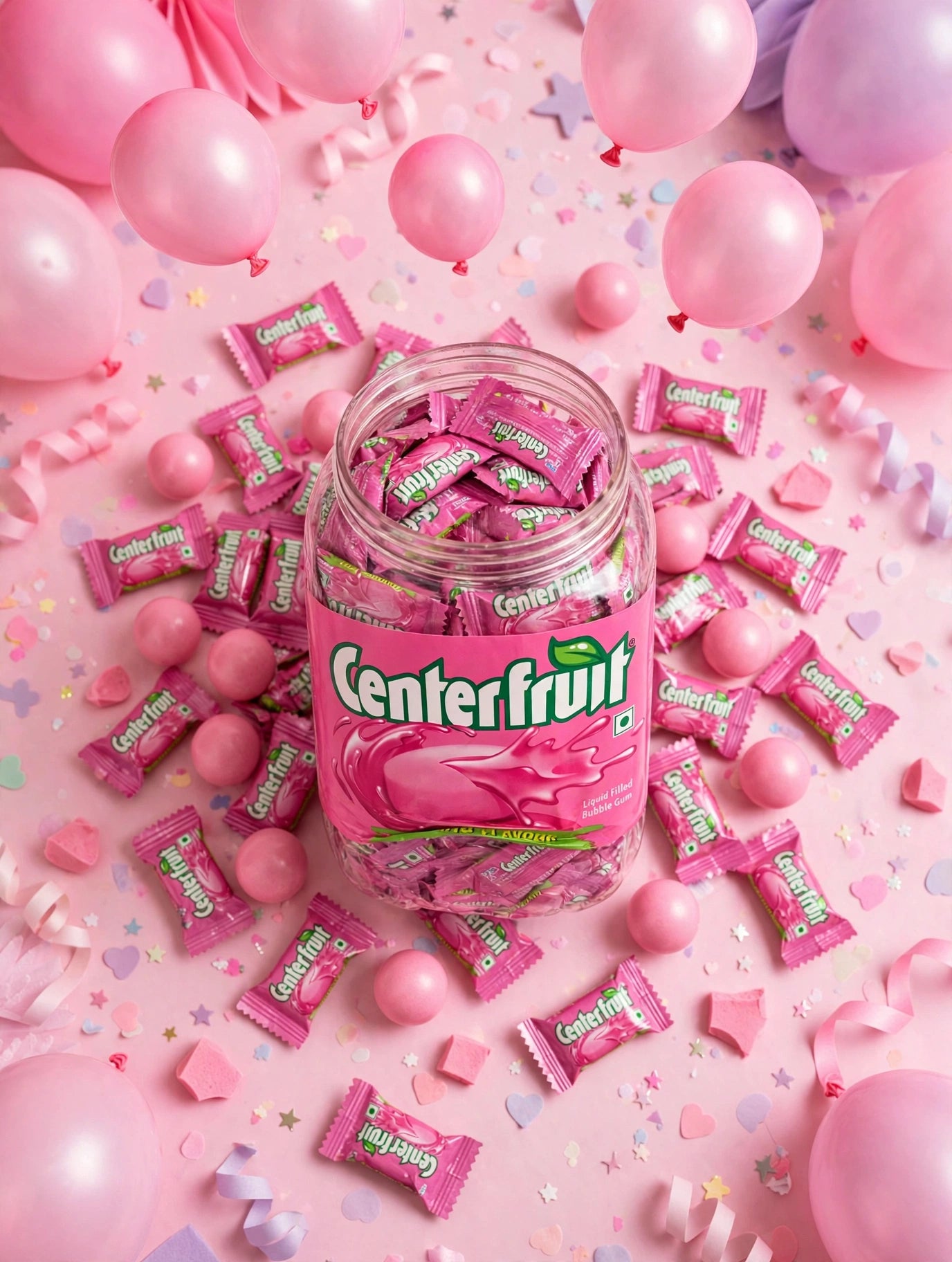 Centre Fruit Juicy Fruit Flavour Candy – Classic 90s Childhood Favourite (10 pcs)