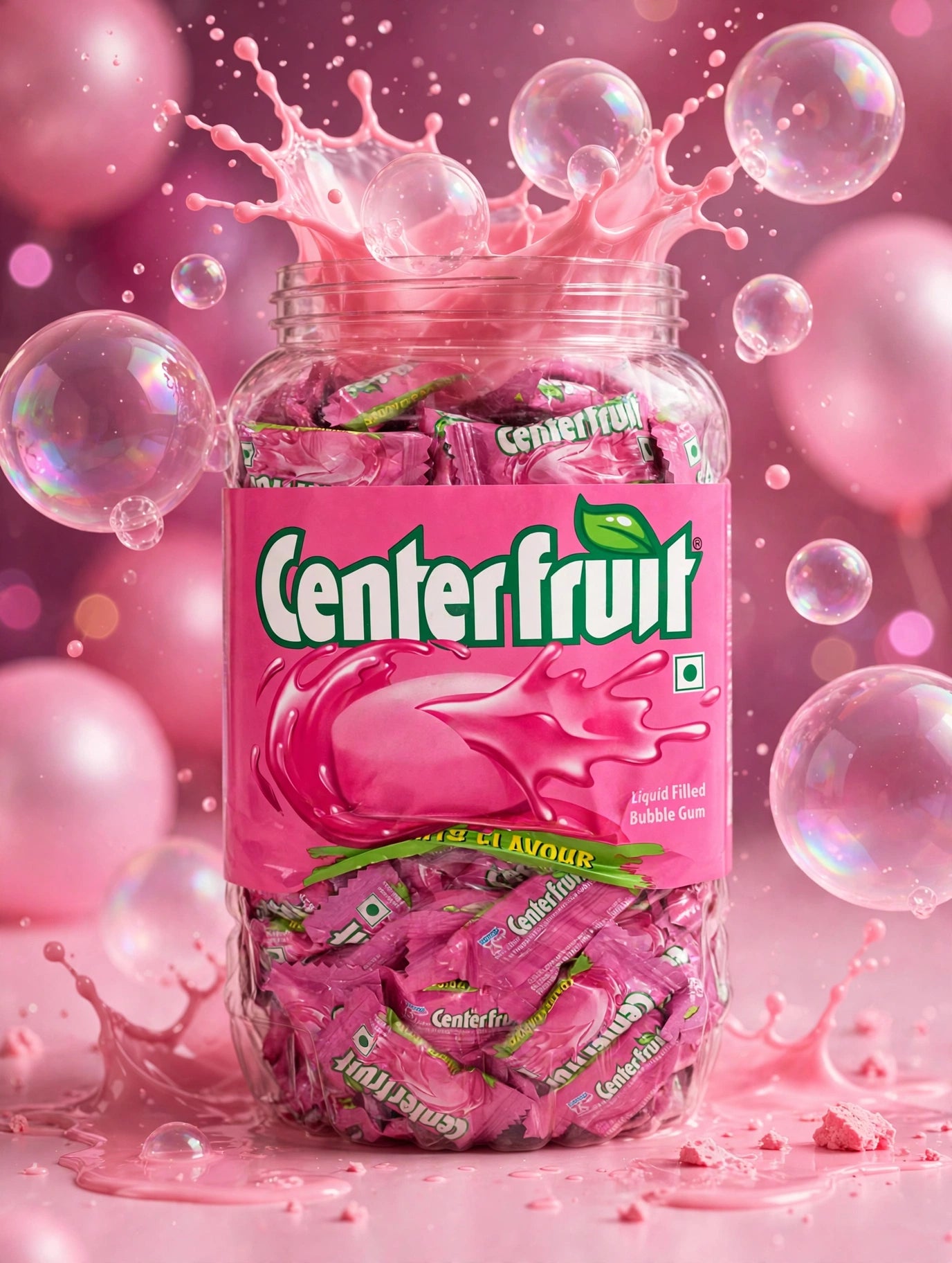 Centre Fruit Juicy Fruit Flavour Candy – Classic 90s Childhood Favourite (10 pcs)