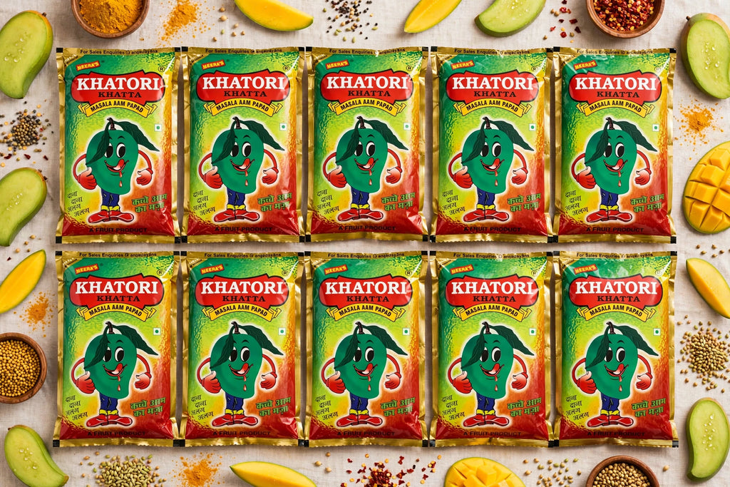 Meera's Khatori Khatta Masala Aam Papad - 10pcs