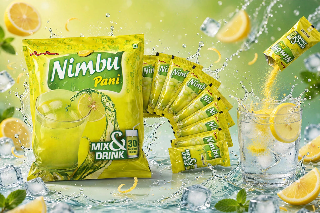 Instant Nimbu Pani Masala - Mix & Drink - Pack of 10 sachets